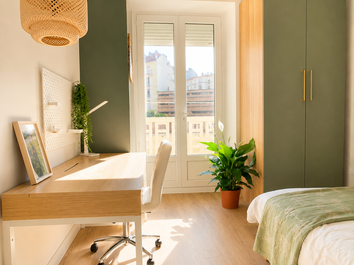 Bureau chambre La Monstera