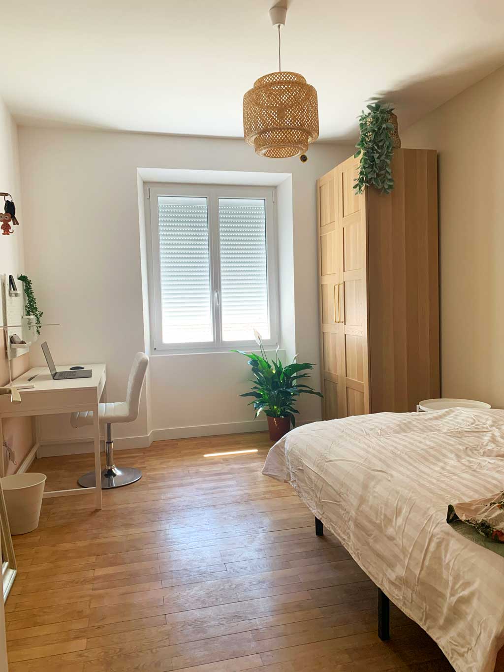 Vue chambre lumineuse colocation Grenoble